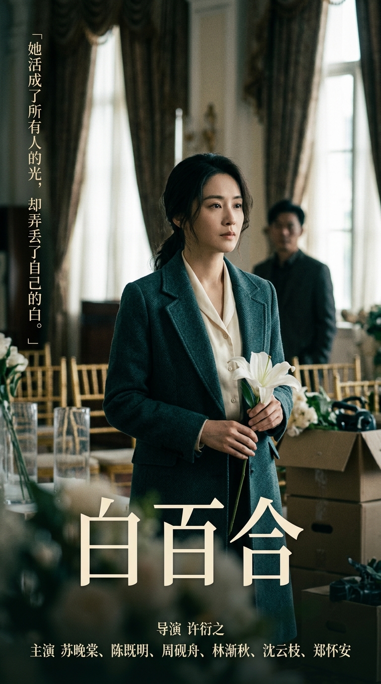 《白百合》主视觉海报