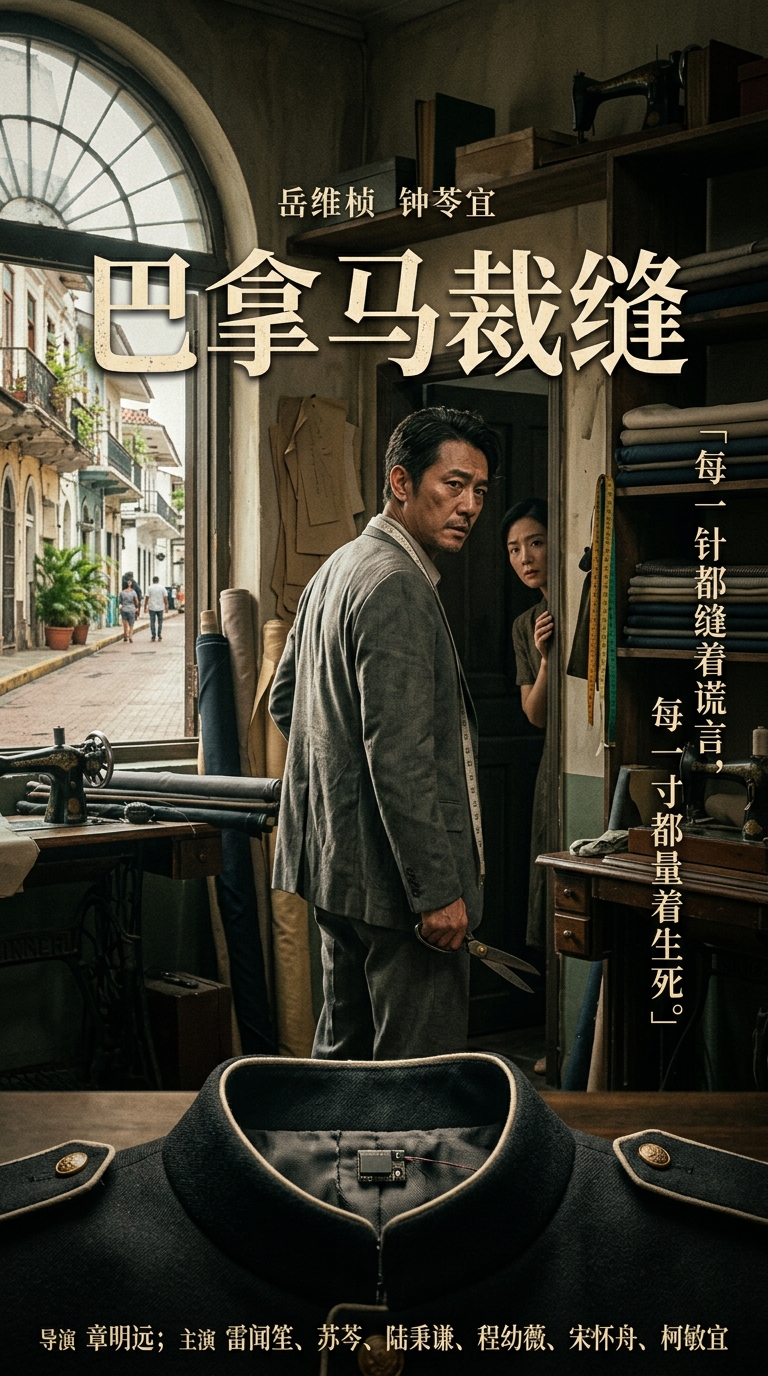 《巴拿马裁缝》海报